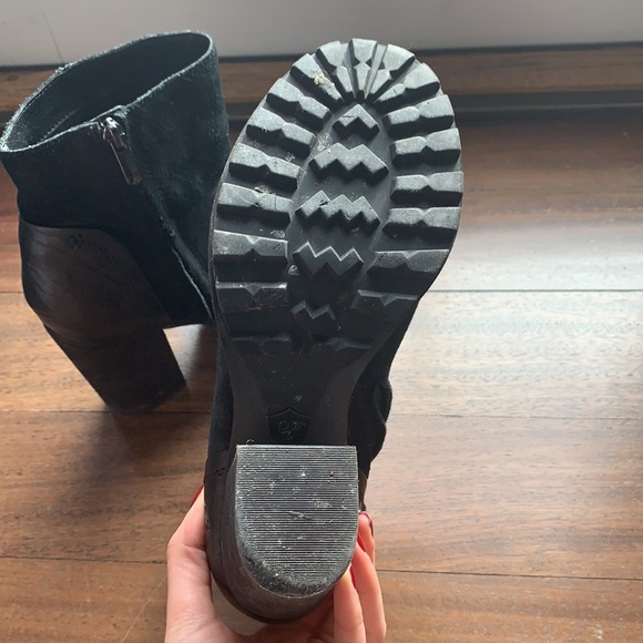 Sam Edelman suede / leather booties - Picture 3 of 4